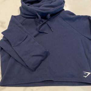 Gym Shark cropped sweatshirt.